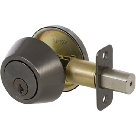 CALLAN Callan KA2008 Single Cylinder Deadbolt Grade 3; Antique Nickel KA2008